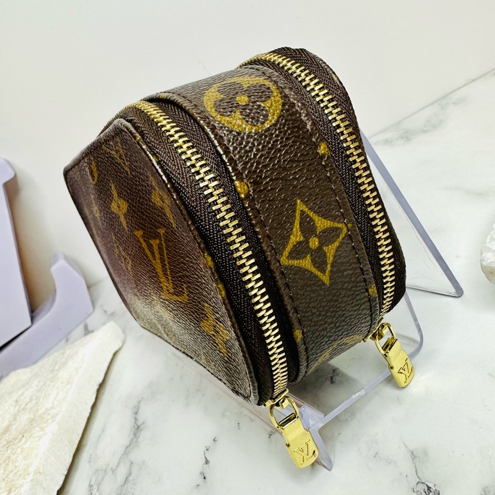 EUC Vintage Louis Vuitton Monogram Trousse Brush PM Cosmetic Pouch - Picture 8 of 17